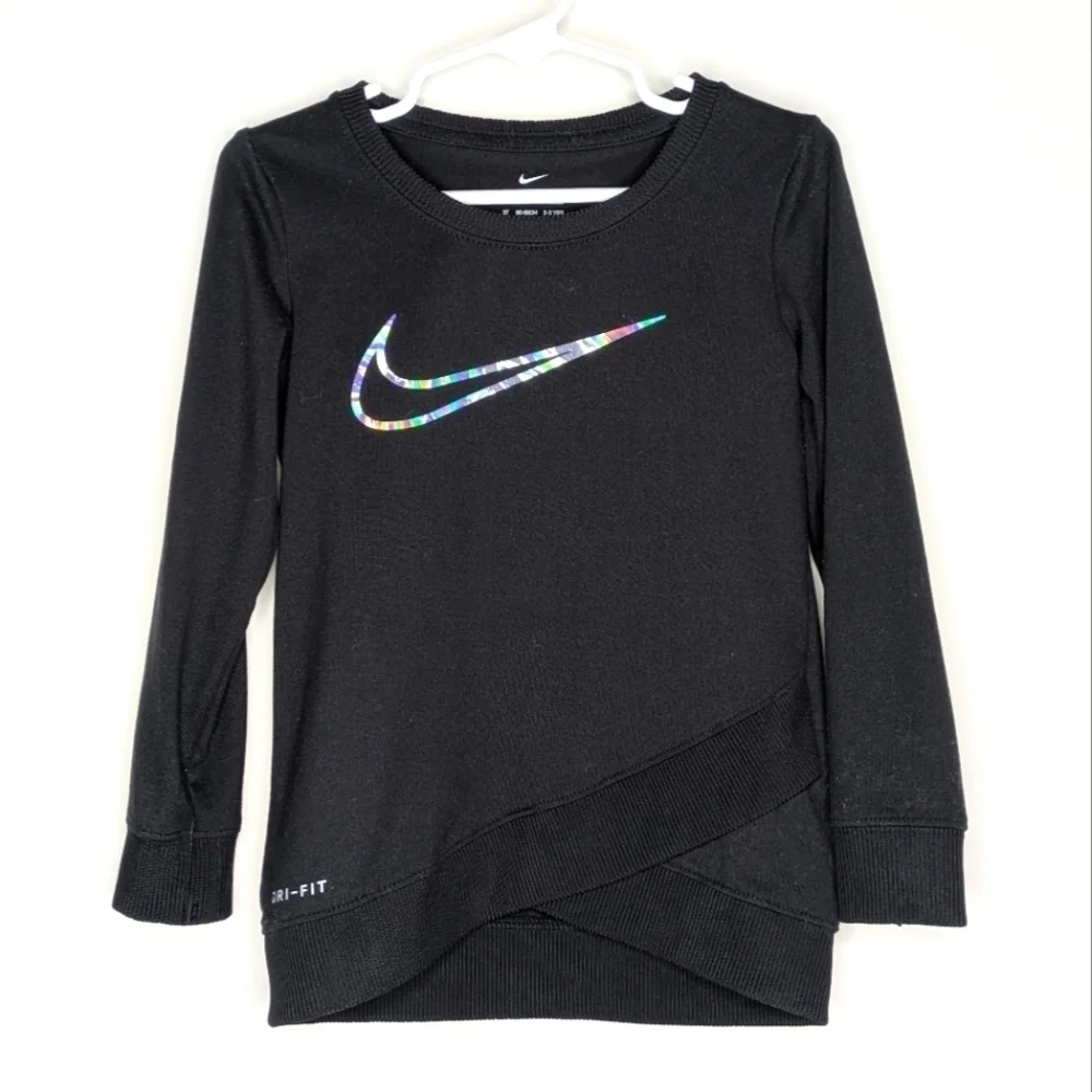 Nike Dri Fit Black Athletic Shirt 3T